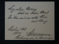 Preview: Gustav Ernst Stresemann (1878–1929) – handwritten and signed card from 1924 – Nobel Peace Prize 1926