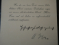 Preview: Autograph – Otto Geßler (1875–1955) – Thank-you card with autograph signature, 1927. Minister of the Reichswehr