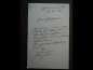 Preview: Autograph - Friedrich Graf zu Limburg-Stirum, deutscher Diplomat, Politiker und Staatssekretär im Auswärtigen Amt des Deutschen Kaiserreichs