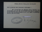 Preview: Autograph – Writer Heinrich Lilienfein (1879–1952), postcard signed by his own hand and addressed to a *Geheimer Justizrat* (Privy Councilor of Justice), 1935