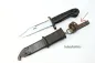 Preview: East German NVA AK-47 combat knife with leather belt loop.