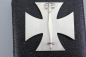 Preview: Eisernes Kreuz 1.Klasse 1939 Ek1 an Nadel "L/54" im Etui, Etui markiert