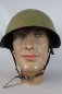 Mobile Preview: Russian WW2 steel helmet M40, 1940 Without the 3 fabric inner sails, with original paint. Nice towed helmet with the original paint.