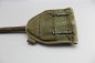 Preview: Military folding spade with spike, with belt carrying bag made of sturdy linen, bag stamped