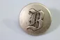 Preview: 4x Original Metal Uniform Buttons with Monogram Letter B, Raised, from an Old Uniform Tailor's Shop