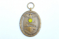 Preview: German protection wall badge of honor made of non-ferrous metal in a bag