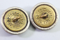 Preview: 2x Original Metall Uniform Knopf Uniformknopf der Waffen SS,