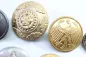 Preview: 23x Livery Uniform Buttons, Metal Uniform Buttons, from an old uniform tailor's shop