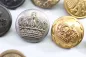 Preview: 23x Livery Uniform Buttons, Metal Uniform Buttons, from an old uniform tailor's shop