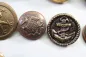 Preview: 23x Livery Uniform Buttons, Metal Uniform Buttons, from an old uniform tailor's shop