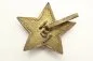 Preview: Russian hat badge "Red Star, large" 2-part version