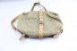 Preview: Wehrmacht Swiss Army 1938 leather / linen bag with manufacturer