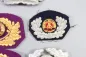 Preview: Collection of cap wreaths, including a general's cap wreath, 5 pieces in total.