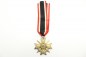 Preview: WW2 KVK War Merit Cross with Swords 2nd Class on a ribbon