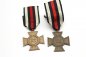 Preview: 2 Stück Kriegs-Verdienstkreuz 1. Weltkrieg 1914 1918 mit Hersteller