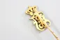Preview: Archduke Franz Ferdinand – 14K Gold Gift Pin/Gift Pin with Monogram FF, Archduke's Crown