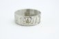 Preview: Ring made of aluminum, engraved several times with 1940 AP2810 and IV FR RDKL, diameter 18.3 mm