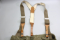 Preview: DDR NVA Fallschirmjäger Tarn Strich Fallschirmjäger Hose mit Aufnahme Fallschirmspringermesser M48