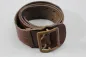 Preview: GDR Leather Belt / Officer's Belt (NVA) – Brown