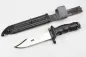 Preview: Combat knife 87, survival knife KM 87 of the National People's Army with complete survival capsule in the handle, original