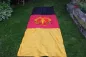Preview: Originale zeitgenössische DDR Mast Fahne / DDR Fahne Fahne mit Wappen und VEB Kontrollnummer