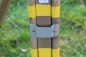 Mobile Preview: Ww2 Wehrmacht wooden tripod, tripod for theodolite, optics, directional circle or spotlight used condition, manufacturer VIB