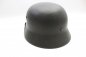 Preview: Wehrmacht M 40 EF 66/21478 steel helmet with wearer's name and a badge in top condition