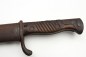 Preview: WW1 side rifle 98/05, Prussian approval "W 17" on the back of the blade