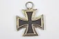 Preview: EK2 Eisernes Kreuz 2. Klasse 1939 unleserlicher Hersteller. Dreiteilig magnetisch.Originaler Fundzustand