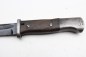 Preview: Ww2 German original Wehrmacht bayonet K98 without scabbard, WaA stamped on locking button and grip