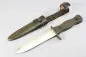 Preview: Originales Bundeswehr Kampfmesser alter Art OFW 73mit Koppelschuh,