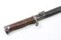 Preview: World War I Saxony, bayonet model 1898 with troop stamp, acceptance stamp, leather scabbard, Saxon ruler's monogram, maker's mark Simson & Co. Suhl Solingen