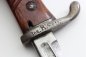 Preview: World War I Saxony, bayonet model 1898 with troop stamp