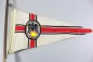 Preview: Kraftfahrstander des deutschen Automobil – Club DDAC Wimpel 1933 – 1944 für ein Auto – Motorrad als Dienstfahrzeug