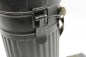 Preview: Ww2 Gasmaske, Gasmaskendose Auer RL 31/3 mit Stoffmaske und Filter, unbenutzt