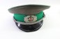 Preview: Peaked cap, border troops of the GDR, original piece officer, size 57, cockade, NVA