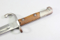 Preview: Brazil, Model 1908 bayonet for Mauser rifles with leather scabbard; manufacturer: Simson & Co., Suhl.