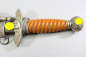 Preview: Excellent Luftwaffe officer’s dagger with an orange grip, made by SMF, Solingen. Includes acceptance stamp and hangers.