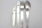 Preview: BW Bundeswehr cutlery set. BW Military Edition Eating Utensils Knife Spoon Fork Kit