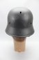 Preview: Old German fire brigade helmet, steel helmet fire brigade with inner workings, manufacturer