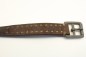 Mobile Preview: Brown leather belt / WaA, manufacturer jsd 1942