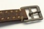 Mobile Preview: Brown leather belt / WaA, manufacturer jsd 1942