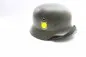 Preview: Former SS helmet M35 apple green with double emblem and acceptance stamp, manufacturer Q66