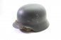 Preview: Wehrmacht Stahlhelm M40 dunkelblau Rauhtarn Hersteller SE - hkp66 Sächsische Emailier- und Stanzwerke A.G
