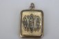 Preview: Gold-plated Art Nouveau pendant with the hair of his loved ones,