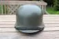 Preview: Former SS helmet M35 apple green with double emblem and acceptance stamp, manufacturer Q66