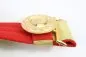 Preview: Feldbinde Gold Tresse auf rotem Tuch
