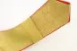 Preview: Feldbinde Gold Tresse auf rotem Tuch