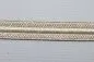 Preview: Tresse Uniform - Kragenspiegel- Silber Litze Litzenbreite 9 mm  Preis pro 0,5 m