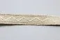 Preview: Uniform Collar Tab Braid Silver Braid, 7 mm wide  1 piece = 1 m